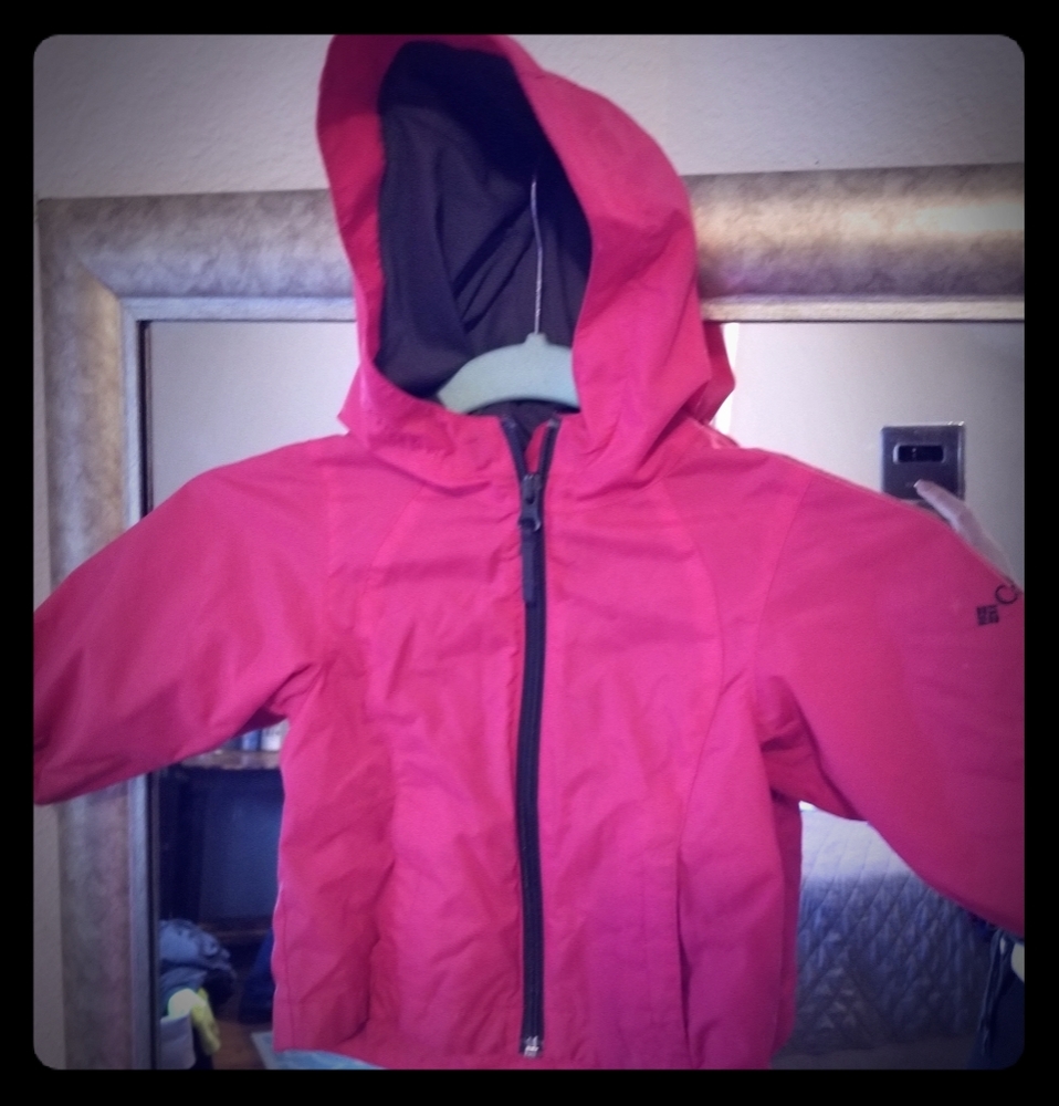 Columbia toddler rain jacket
